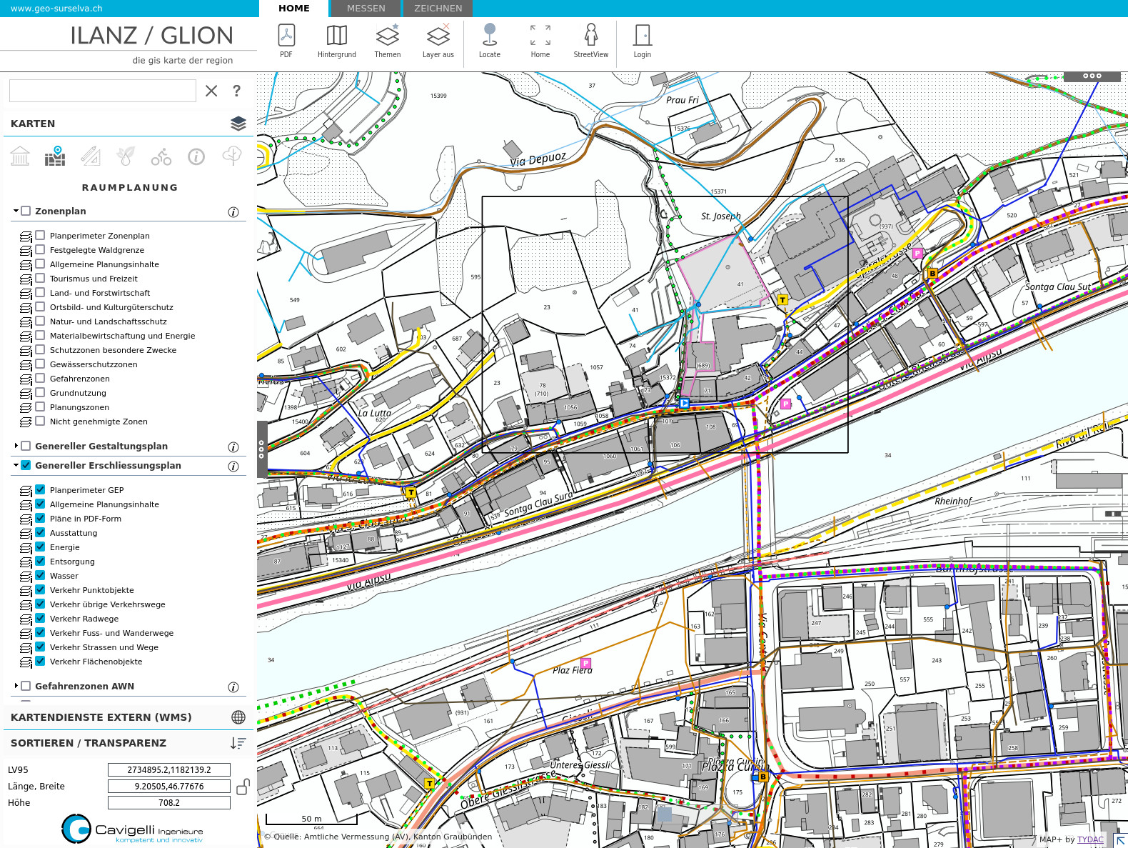 WebGIS geo-surselva